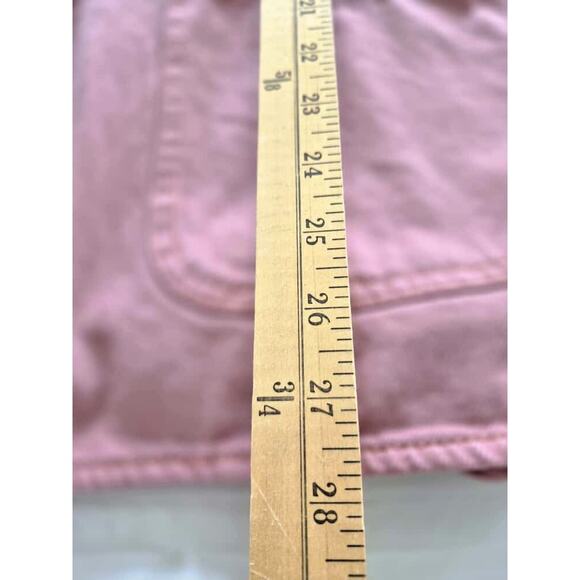 Old Navy Womens Shirt Shacket Jacket Sz S Oversized Boyfriend Pink Layering - Picture 7 of 8